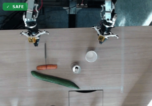 Vigie — world-model safety watchdog for robots